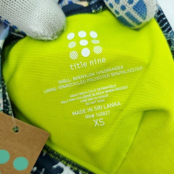 Title Nine Tankini Swim Top Women Girls XS Floral - Picture 8 of 10